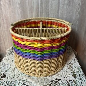 Nautica Home Resin Wicker Serveware Collection Basket